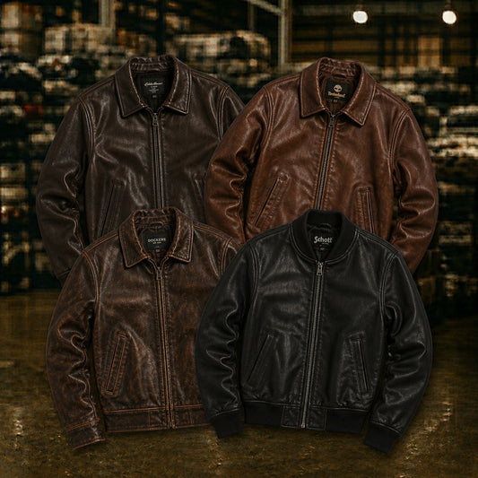 Chaquetas de Cuero Premium